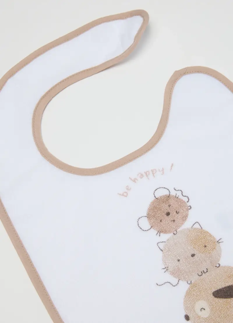 Bipack Bavette Da Neonato In Misto Cotone Multicolor, Unisex, Multicolor, .U miniatura 2