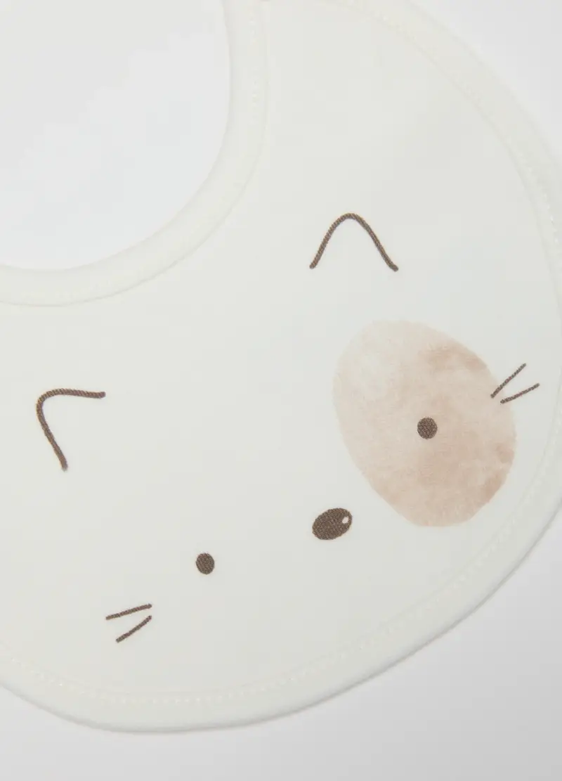 Bipack Bavette Da Neonato In Puro Cotone Multicolor Con Stampa, Multicolor, .U miniatura 3