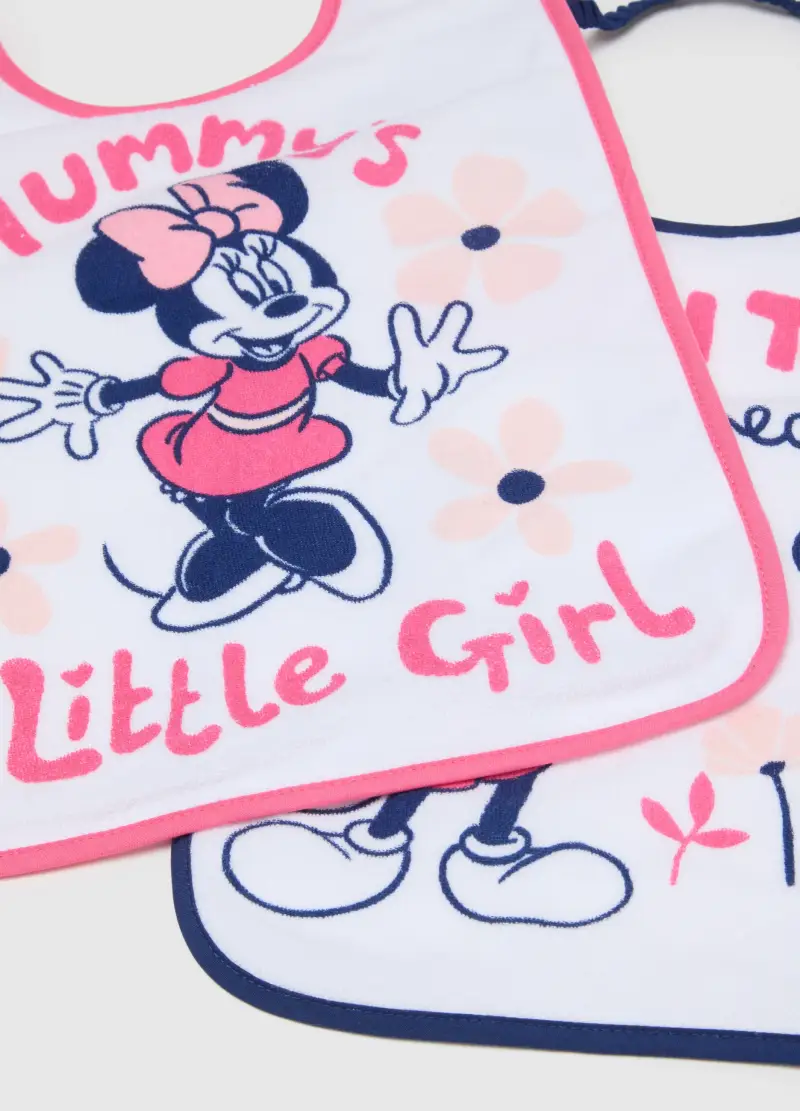 Bipack Bavette In Misto Cotone Bianche Per Neonati, Neonata, Multicolor, U miniatura 2