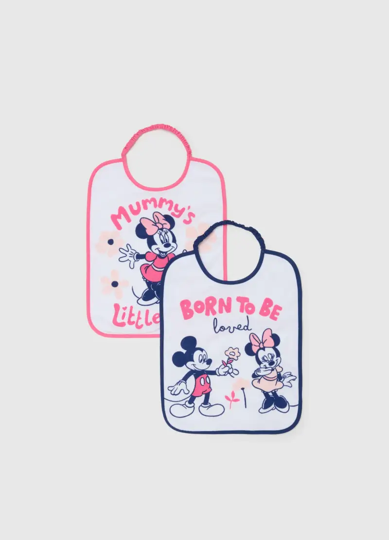 Bipack Bavette In Misto Cotone Bianche Per Neonati, Neonata, Multicolor, U