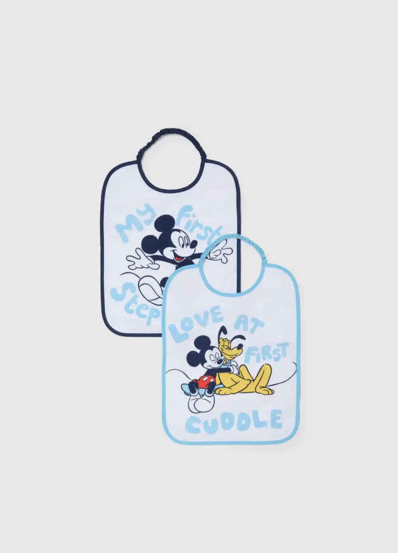 Bipack Bavette In Misto Cotone Bianche Per Neonati, Neonato, Bianco, U