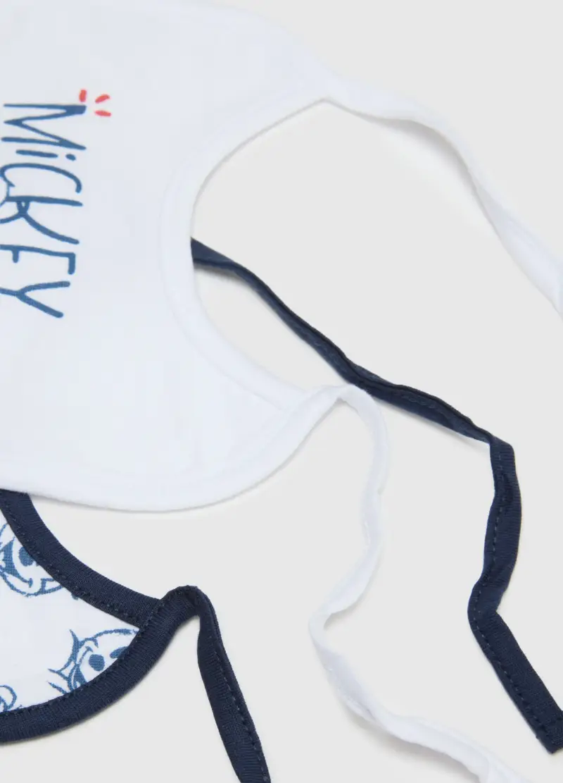 Bipack Bavette In Puro Cotone Multicolor Per Neonati Con Ricami Disney, Neonato, Multicolor, U miniatura 3