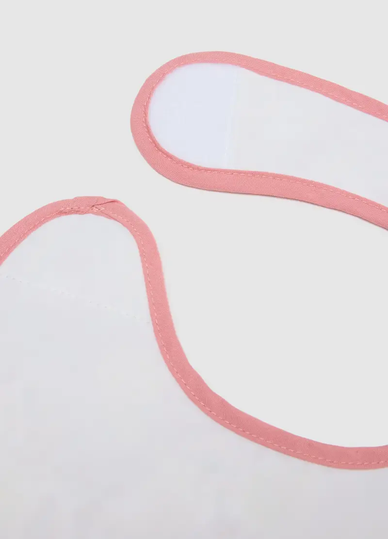 Bipack Bavette In Puro Cotone Multicolor Per Neonati Con Ricami, Neonata, Multicolor, U miniatura 3