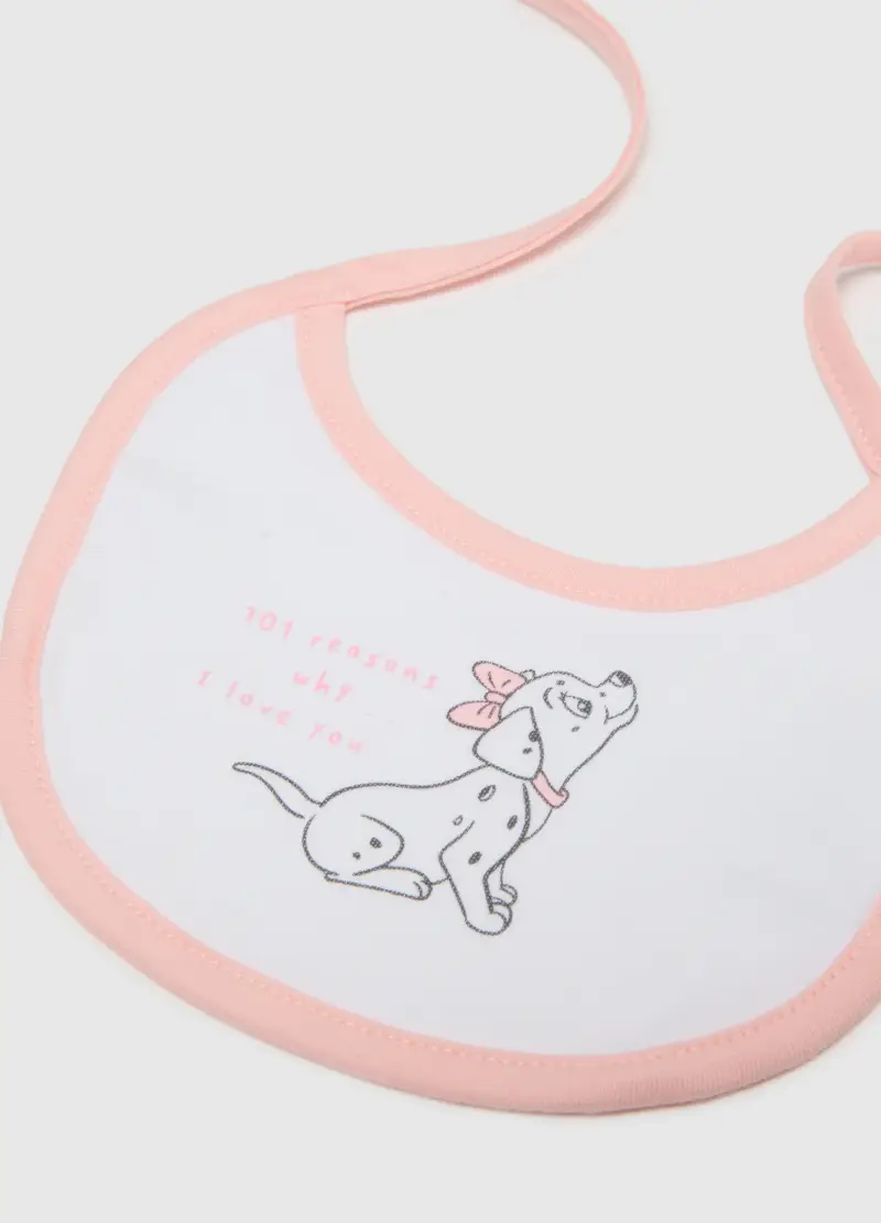 Bipack Bavette Multicolor Da Neonato In Puro Cotone Con Stampe Disney, Neonata, Multicolor, .U miniatura 3