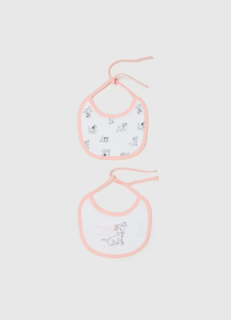 Bipack Bavette Multicolor Da Neonato In Puro Cotone Con Stampe Disney, Neonata, Multicolor, .U
