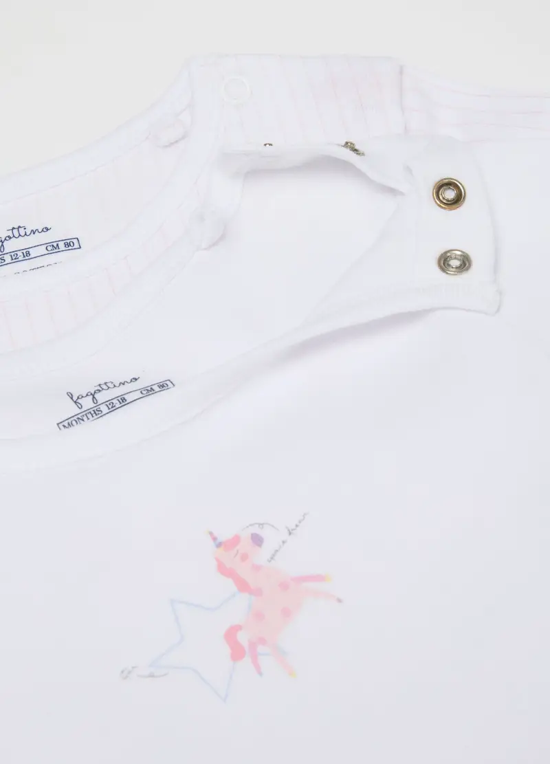 FAGOTTINO Body Bambina Bianco 1174996 miniatura 2