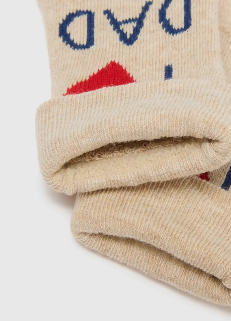 Bipack Calzini Corti Da Neonato In Misto Cotone Multicolor Con Stampa, Unisex, Multicolor miniatura 3