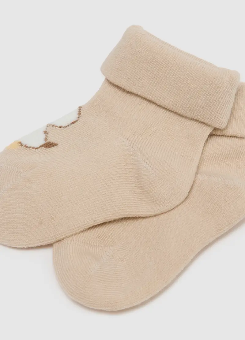 Bipack Calzini Corti In Misto Cotone Multicolor Da Neonato Con Disegni, Unisex, Multicolor miniatura 2