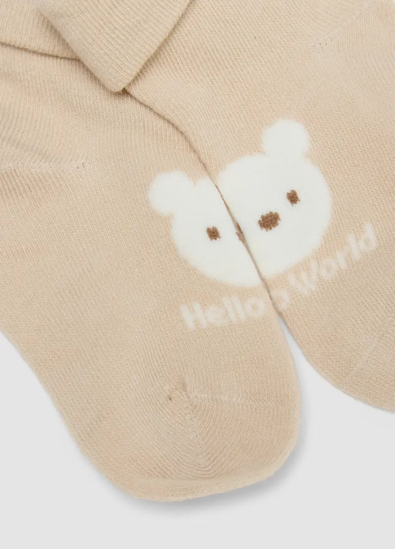 Bipack Calzini Corti In Misto Cotone Organico Multicolor Da Neonato, Unisex, Multicolor miniatura 3