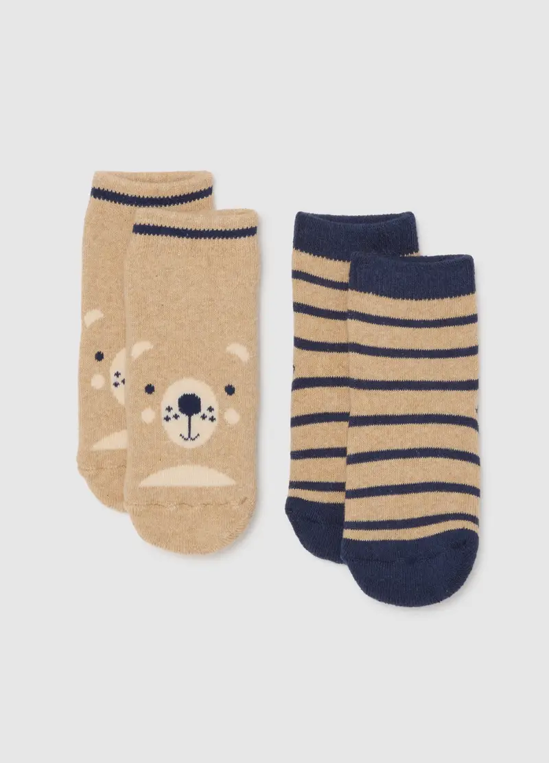 Bipack Calzini Da Neonato In Cotone Multicolor, Bambino, Multicolor