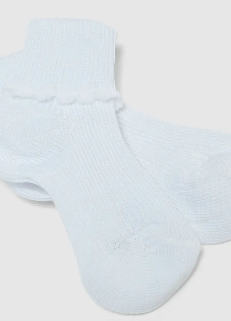 Bipack Calzini In Misto Cotone Multicolor Da Neonato Con Bordo Ricamato, Unisex, Multicolor miniatura 3