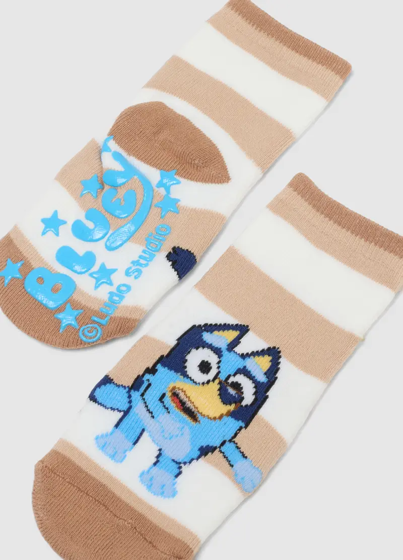 Bipack Calzini In Misto Cotone Multicolor Da Neonato Con Ricamo Bluey, Bambino, Multicolor miniatura 2