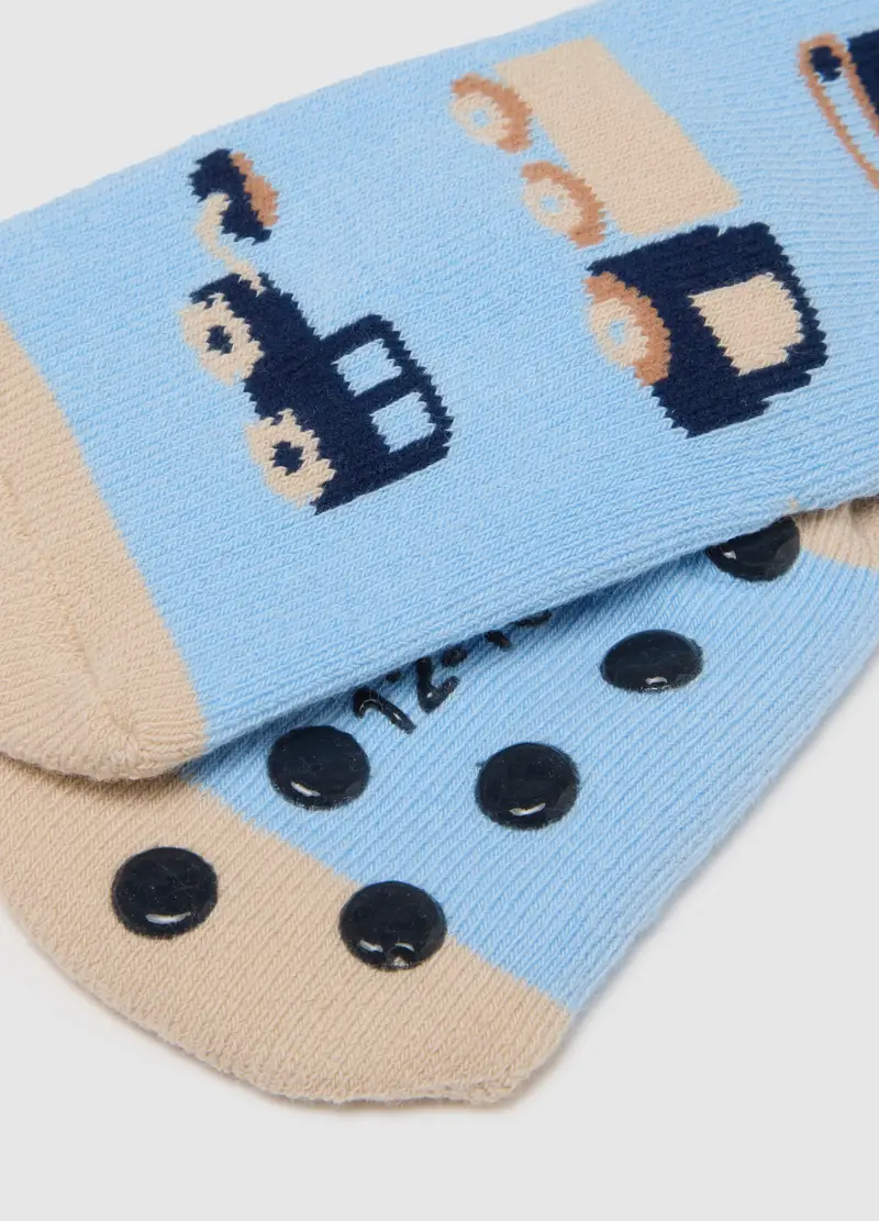 Bipack Calzini Multicolor Da Neonato In Misto Cotone Con Disegni, Bambino, Multicolor miniatura 3