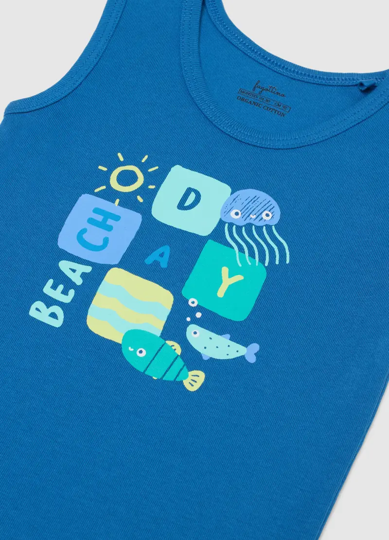 Bipack Canotte In Puro Cotone Multicolor Da Neonato Regular Fit, Bambino, Multicolor miniatura 3