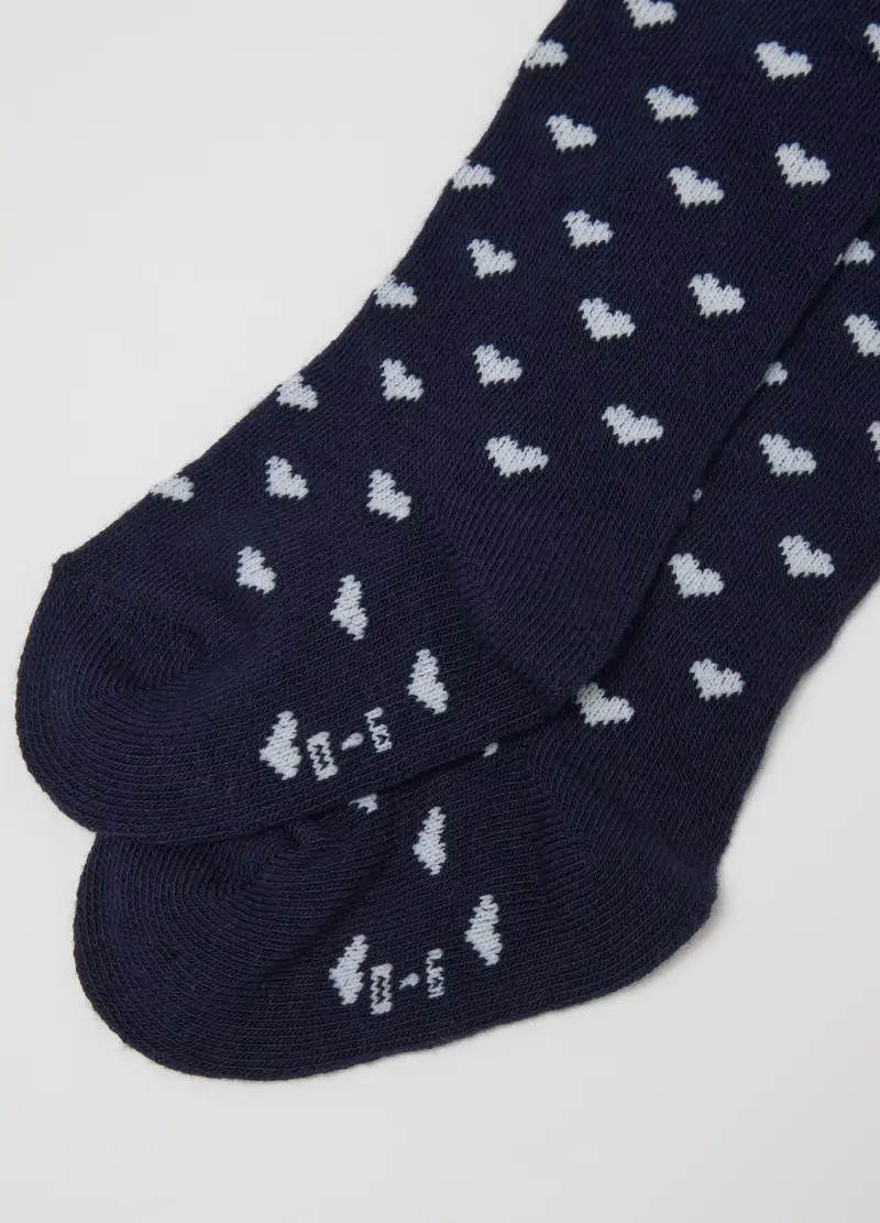 Bipack Collant Da Neonata In Misto Cotone Elasticizzato Multicolor, Bambina, Multicolor miniatura 2