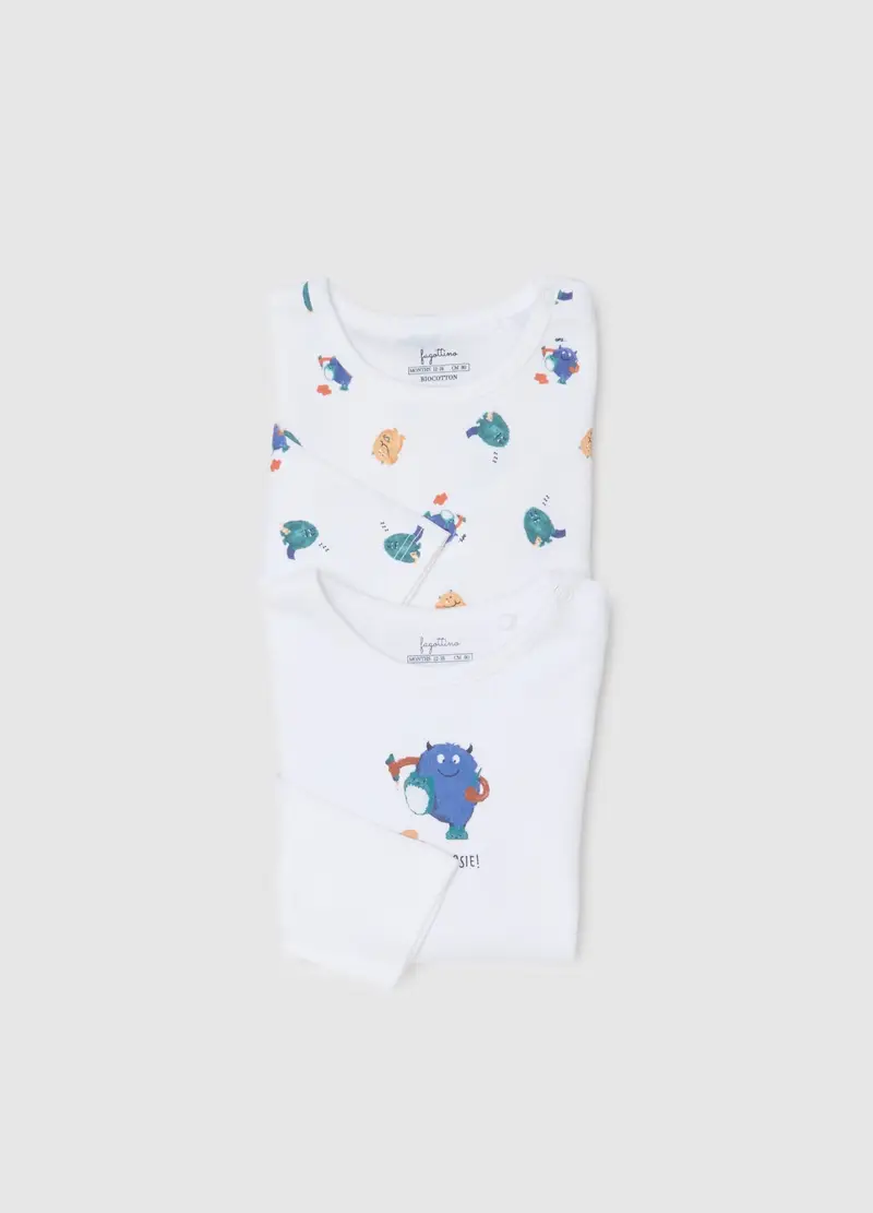 FAGOTTINO Body neonato Bambino Bianco 1293516 miniatura 2