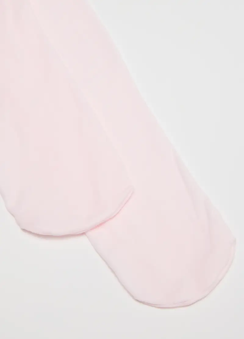 Bipack Di Collant Rosa E Bianco Per Bambina, Rosa miniatura 3