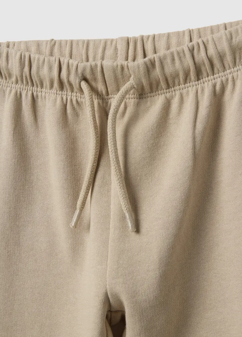 Bipack Jogger In Puro Cotone Beige Da Bimbo Regular Fit, Bambino, Beige miniatura 3