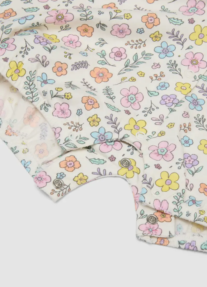 Bipack Romper In Puro Cotone Multicolore Da Neonata, Bambina, Multicolor miniatura 3