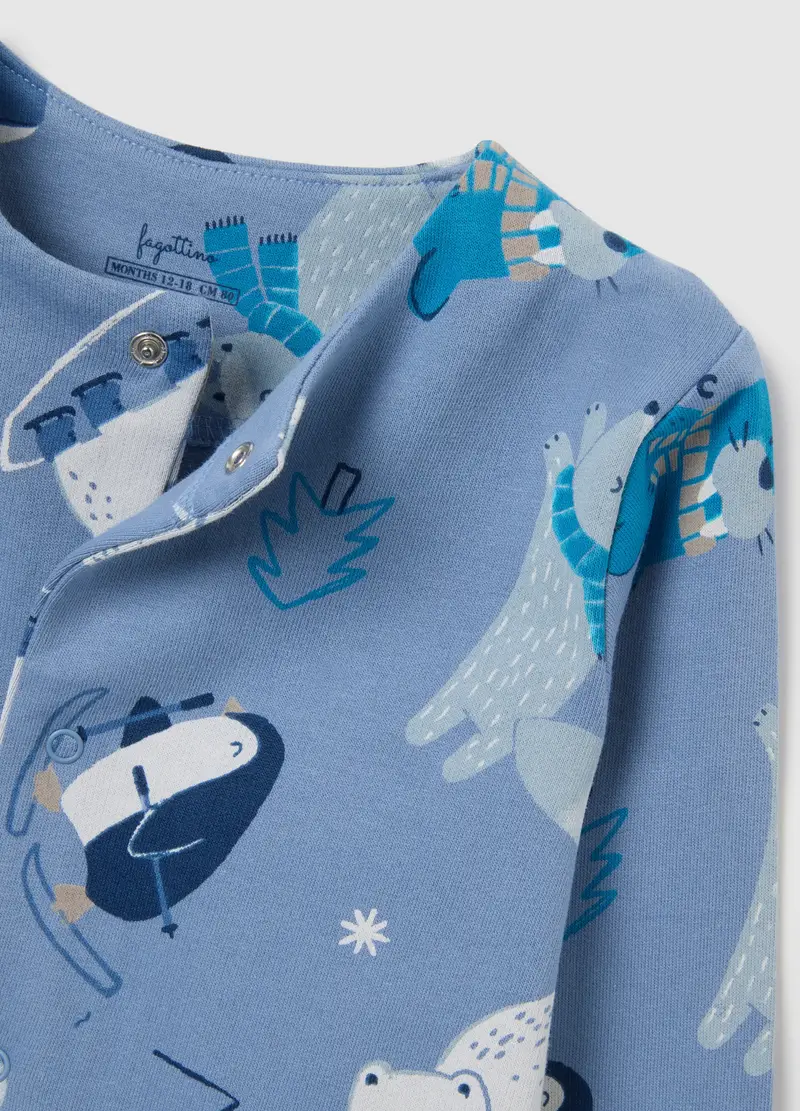 FAGOTTINO Tutine Neonato Blu 4153755 miniatura 3