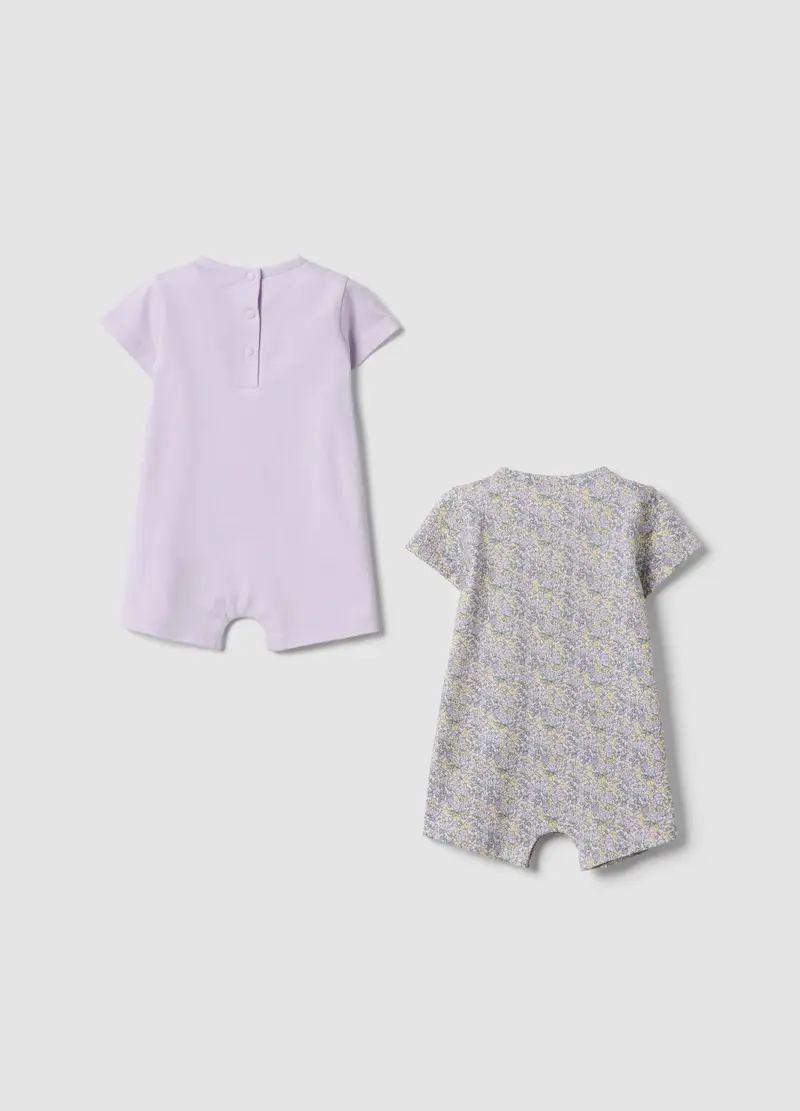 Bipack Tutine In Puro Cotone Multicolor Da Neonata Con Minnie, Multicolor miniatura 3