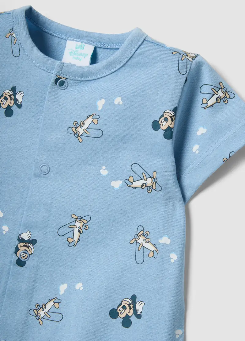 Bipack Tutine In Puro Cotone Multicolor Da Neonato Con Topolino, Multicolor miniatura 3