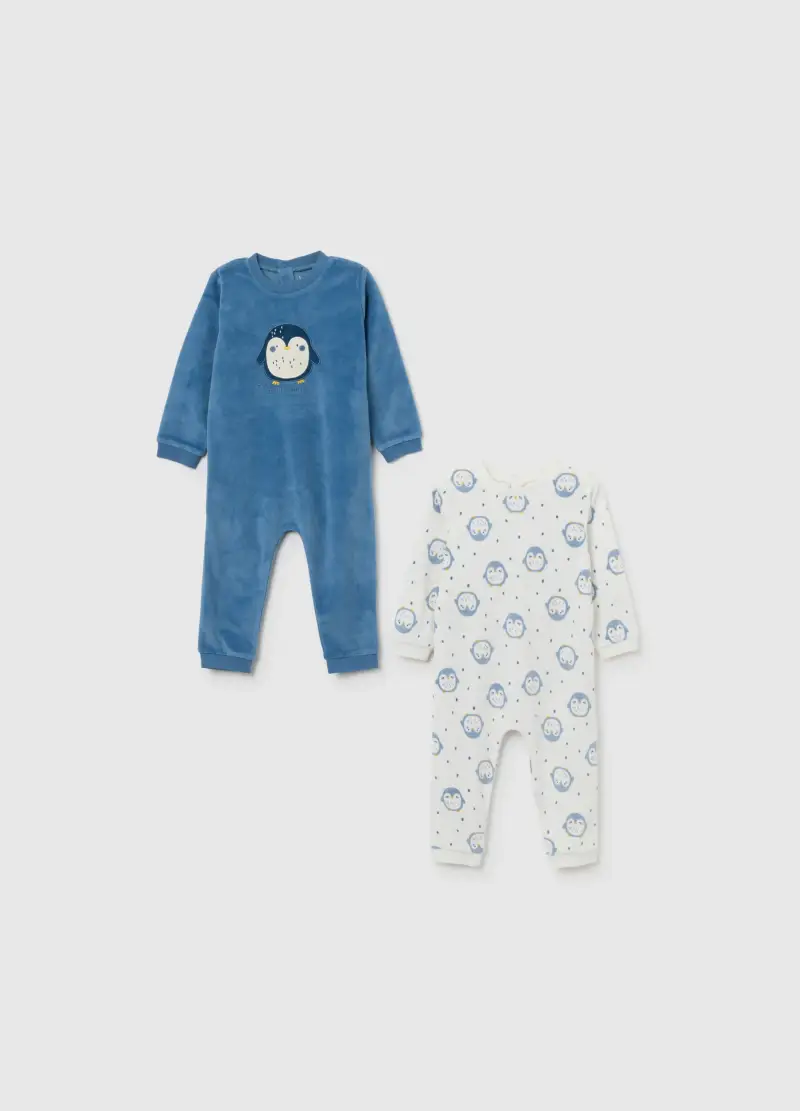 Bipack Tutine Multicolor Da Neonato Con Stampe E Maniche Lunghe, Bambino, Multicolor