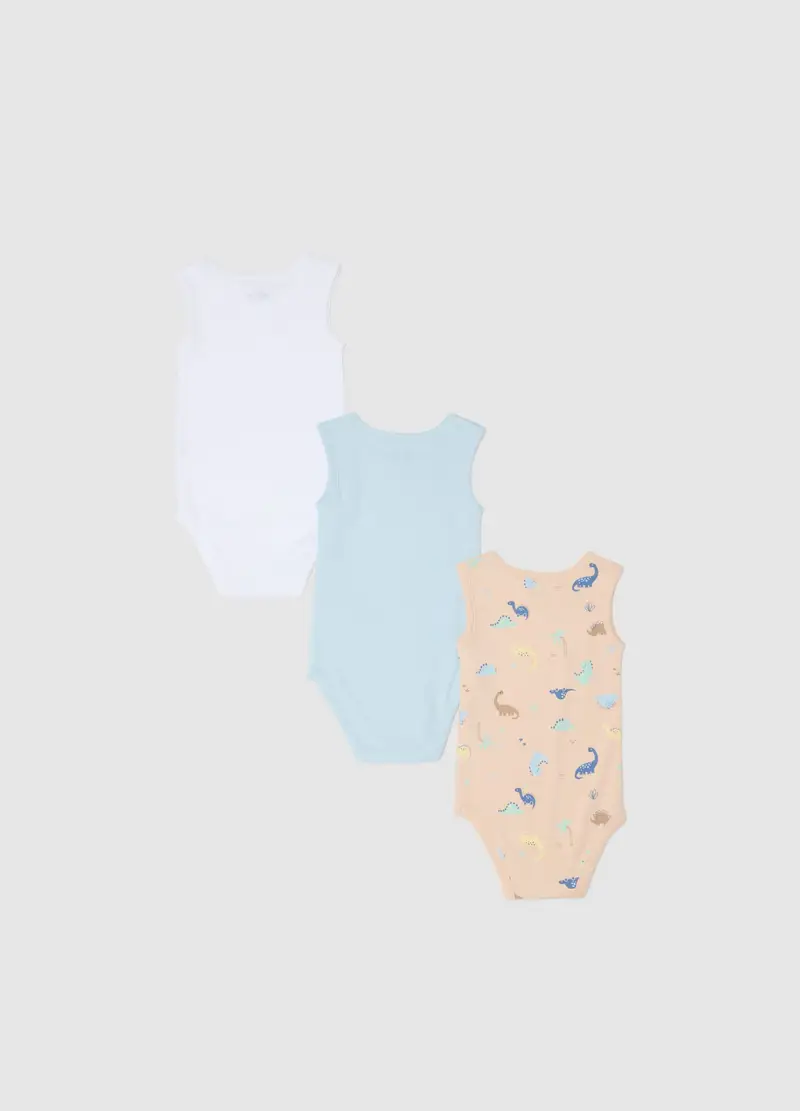 Body In Puro Cotone Multicolor Da Neonato Regular Fit, Bambino, Multicolor miniatura 2