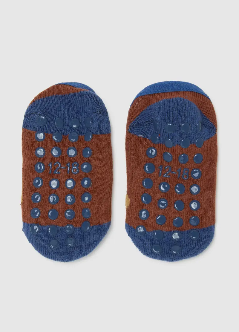 Calzini Antiscivolo Da Neonato In Cotone Multicolor, Bambino, Multicolor miniatura 2