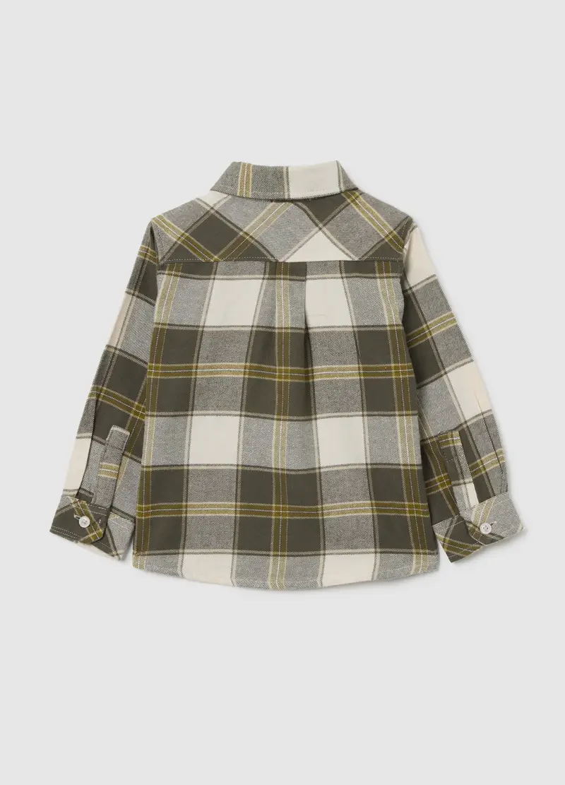 Camicia Da Bambino In Puro Cotone Multicolor Regular Fit, Multicolor miniatura 2