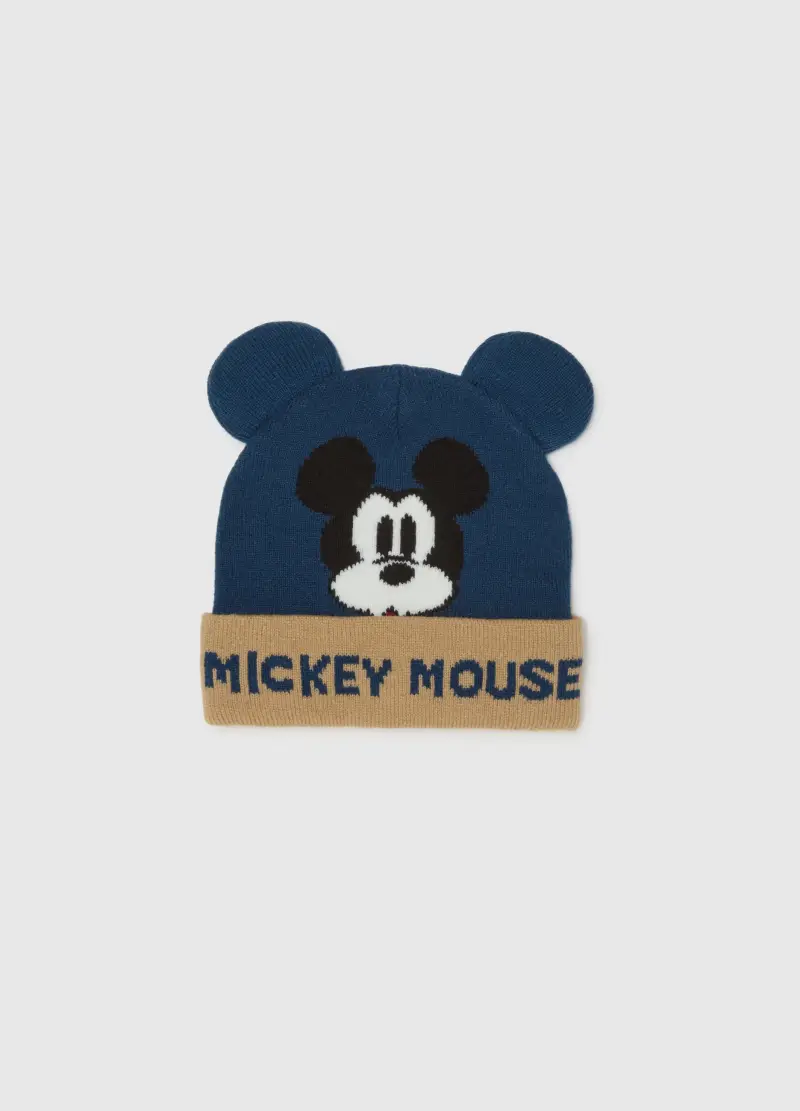 Cappellino Blu Con Topolino Per Bambino, Blu