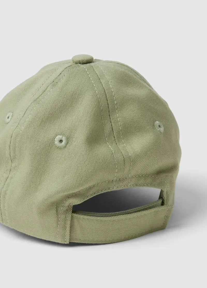 Cappellino Da Baseball In Puro Cotone Verde Da Bimbo Con Ricamo, Bambino, Verde miniatura 3