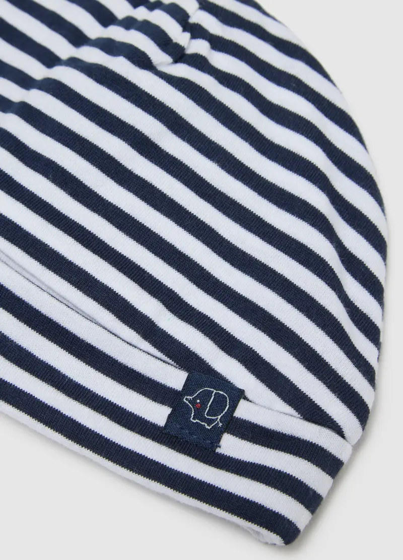 Fagottino Cappellino A Righe Multicolor Per Neonati Unisex miniatura 2