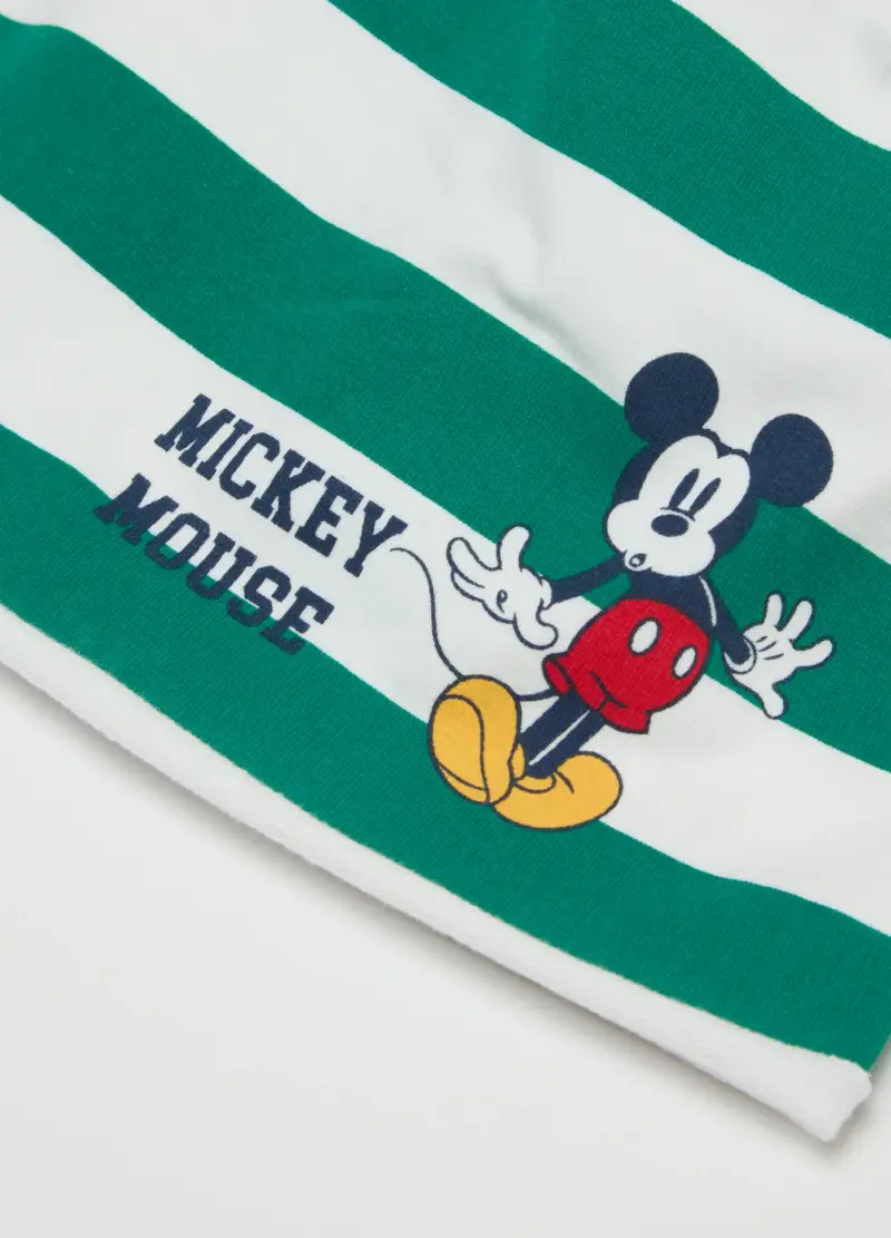 Cappello In Cotone Elasticizzato A Righe Multicolor Da Bimbo Con Stampa, Bambino, Multicolor miniatura 3