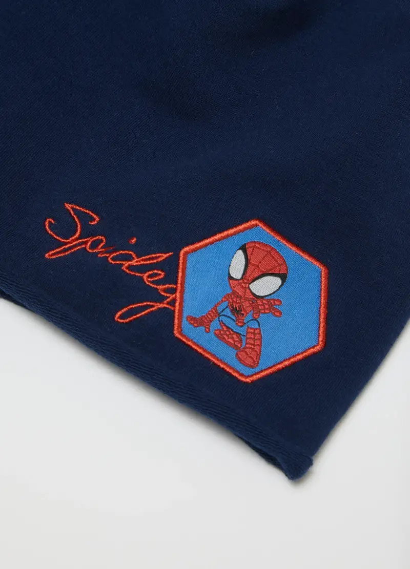 Cappello In Cotone Elasticizzato Blu Da Bimbo Con Motivo Di Spiderman, Bambino, Blu miniatura 2