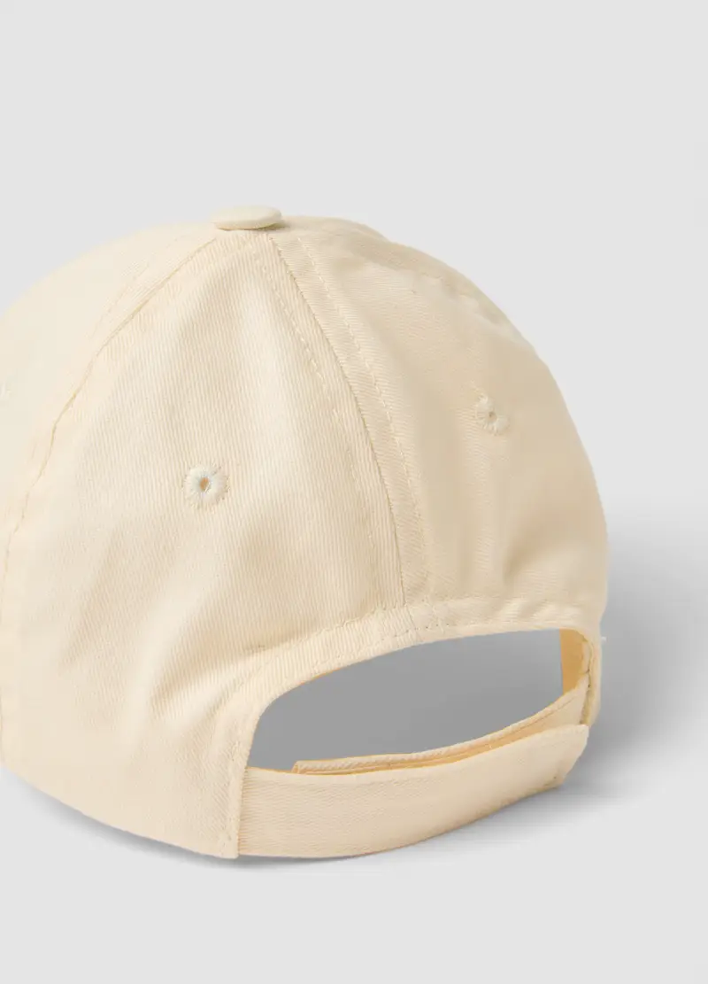 Cappello In Puro Cotone Bianco Da Bimbo Con Dinosauro, Bambino, Bianco miniatura 3