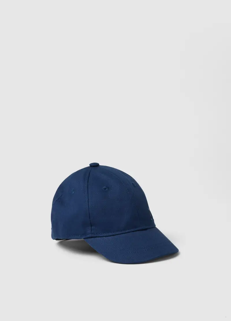 Cappello In Puro Cotone Blu Da Bimbo Con Moto, Bambino, Blu
