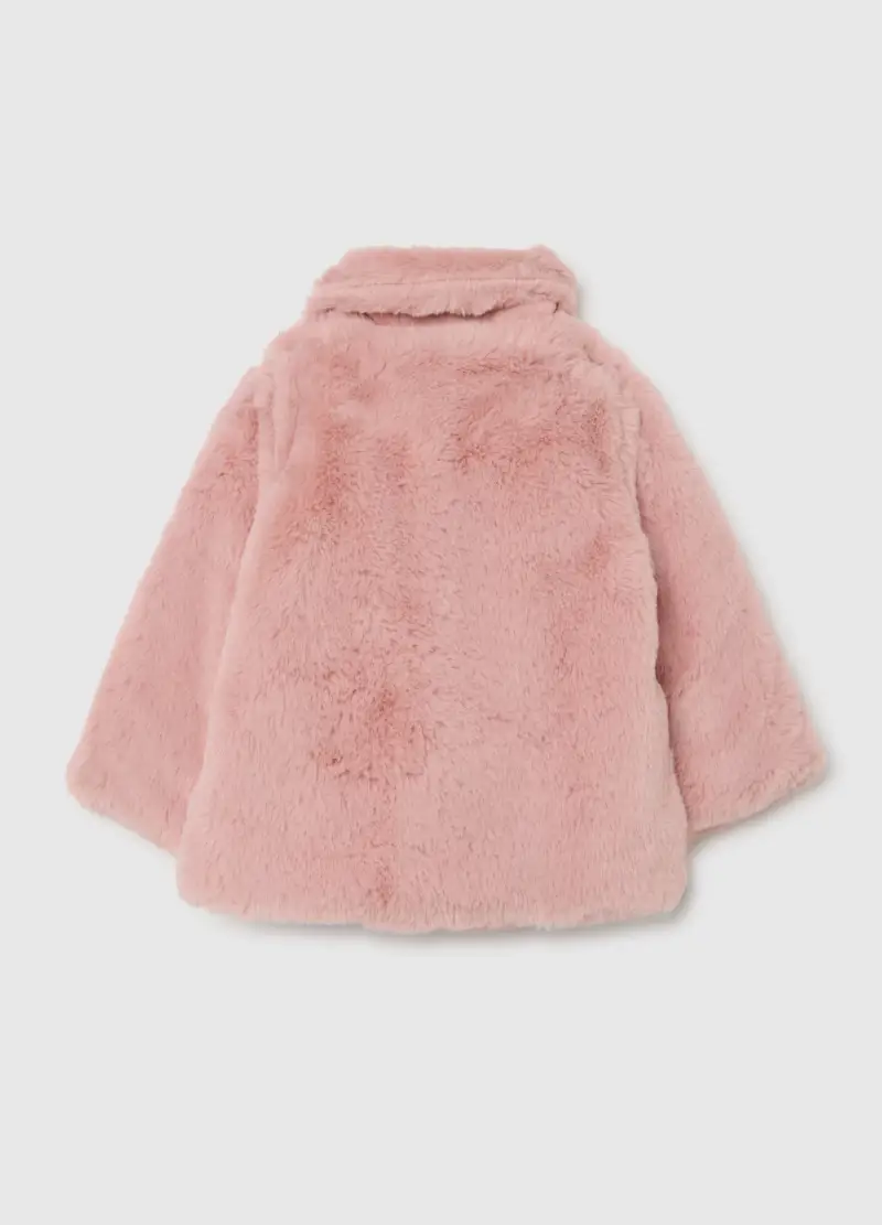 Cappotto Imbottito Rosa Da Neonata Regular Fit, Rosa miniatura 2