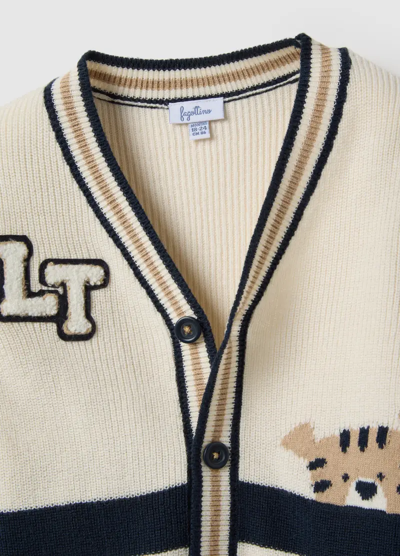 FAGOTTINO Cardigan Bambino Blu 4123148 miniatura 3