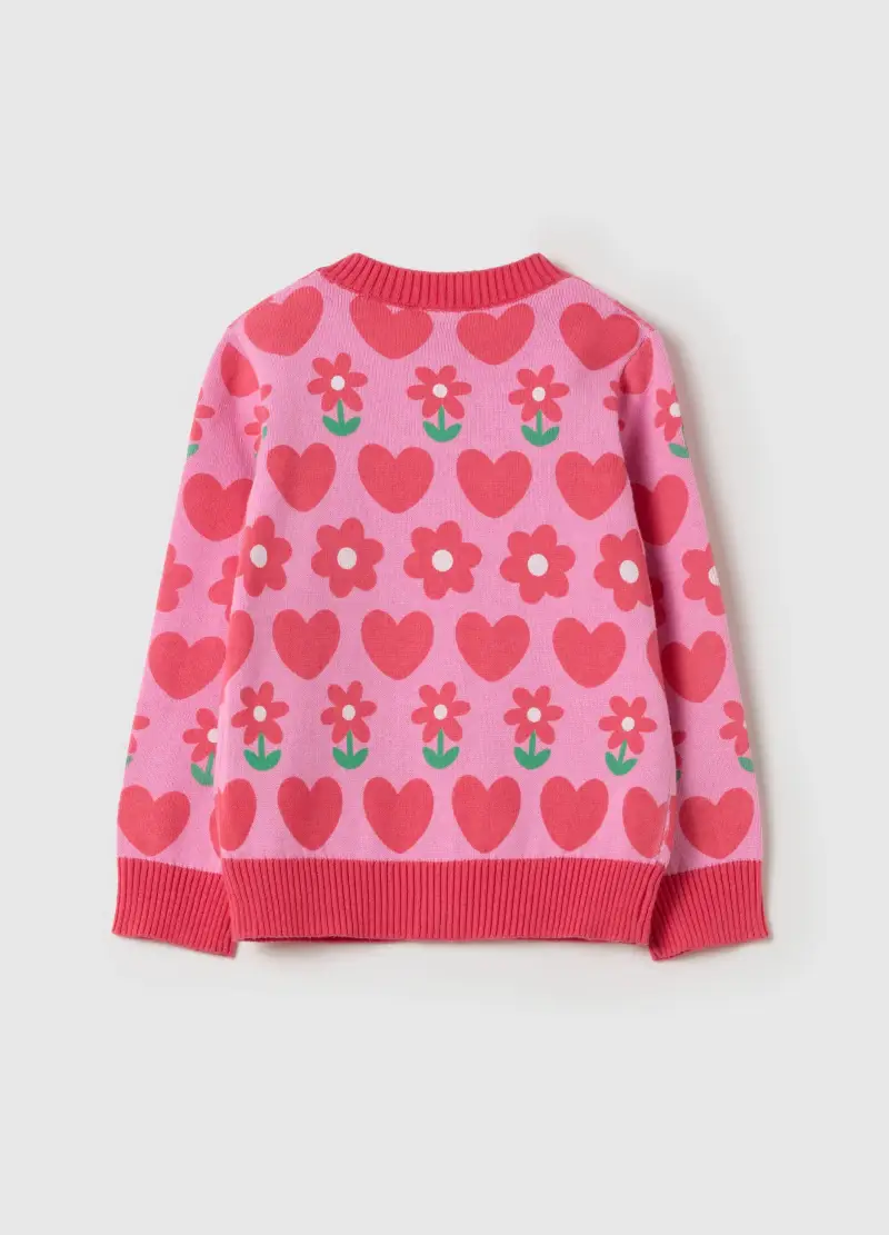 FAGOTTINO Cardigan Bambina Rosa 4152720 miniatura 2