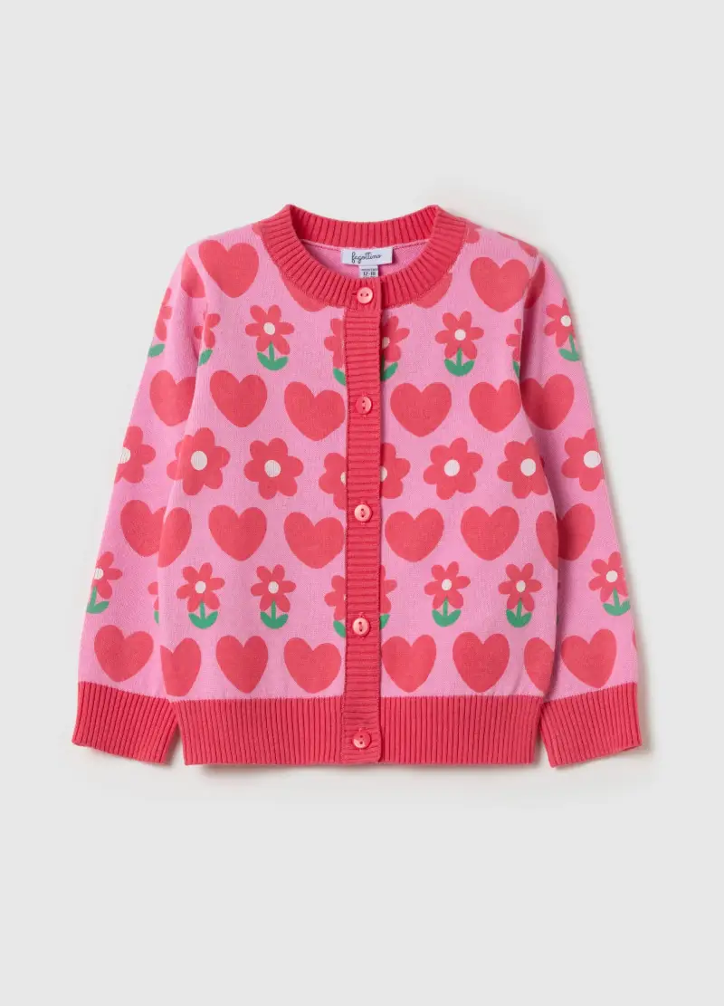 FAGOTTINO Cardigan Bambina Rosa 4152720