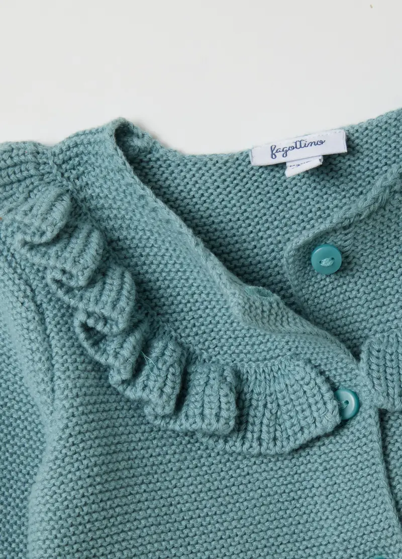 FAGOTTINO Cardigan Bambina Azzurro 1526469 miniatura 2