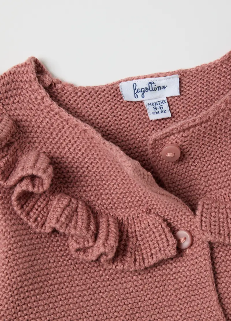 FAGOTTINO Cardigan Bambina Rosa 3289224 miniatura 3
