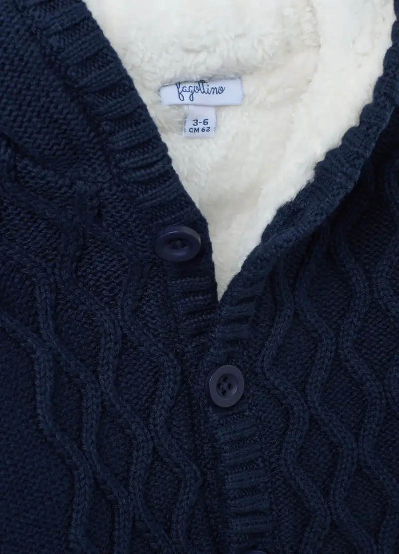 FAGOTTINO Cardigan Bambino Blu 1175062 miniatura 3