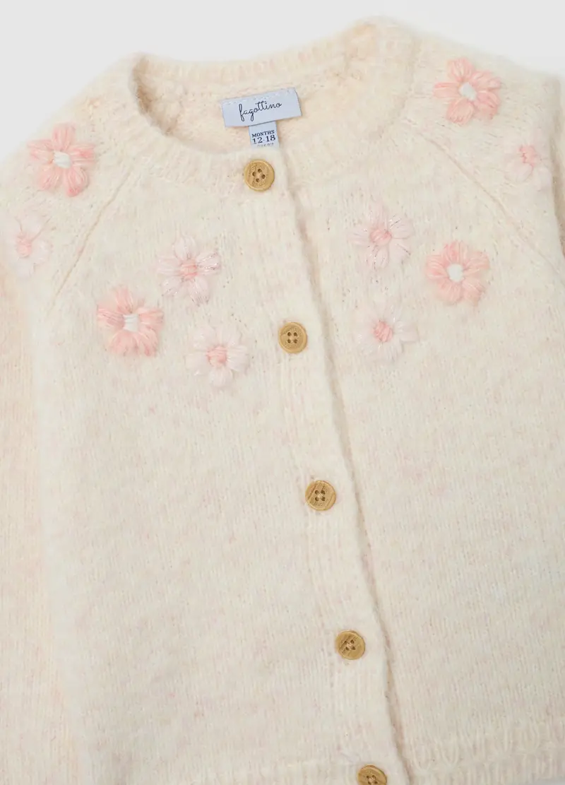 FAGOTTINO Cardigan Bambina Bianco 4307143 miniatura 3