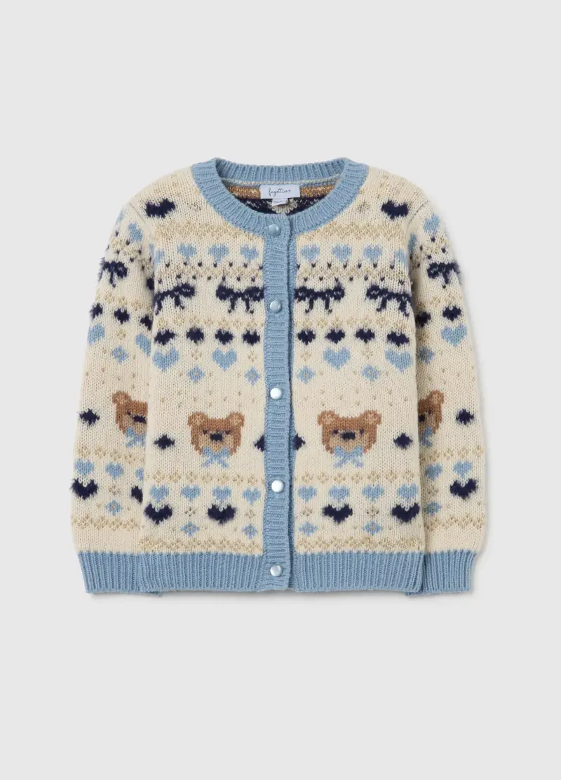 FAGOTTINO Cardigan Bambina Multicolore 3409047