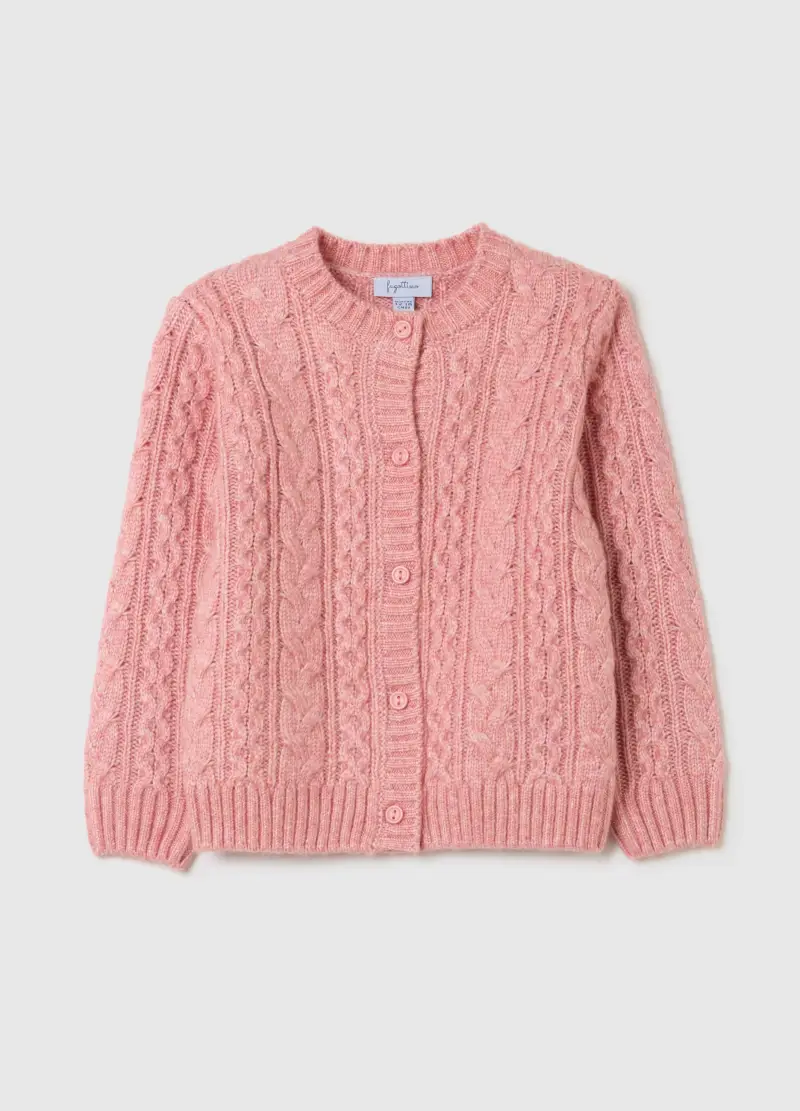 FAGOTTINO Cardigan Bambina Rosa 2827183