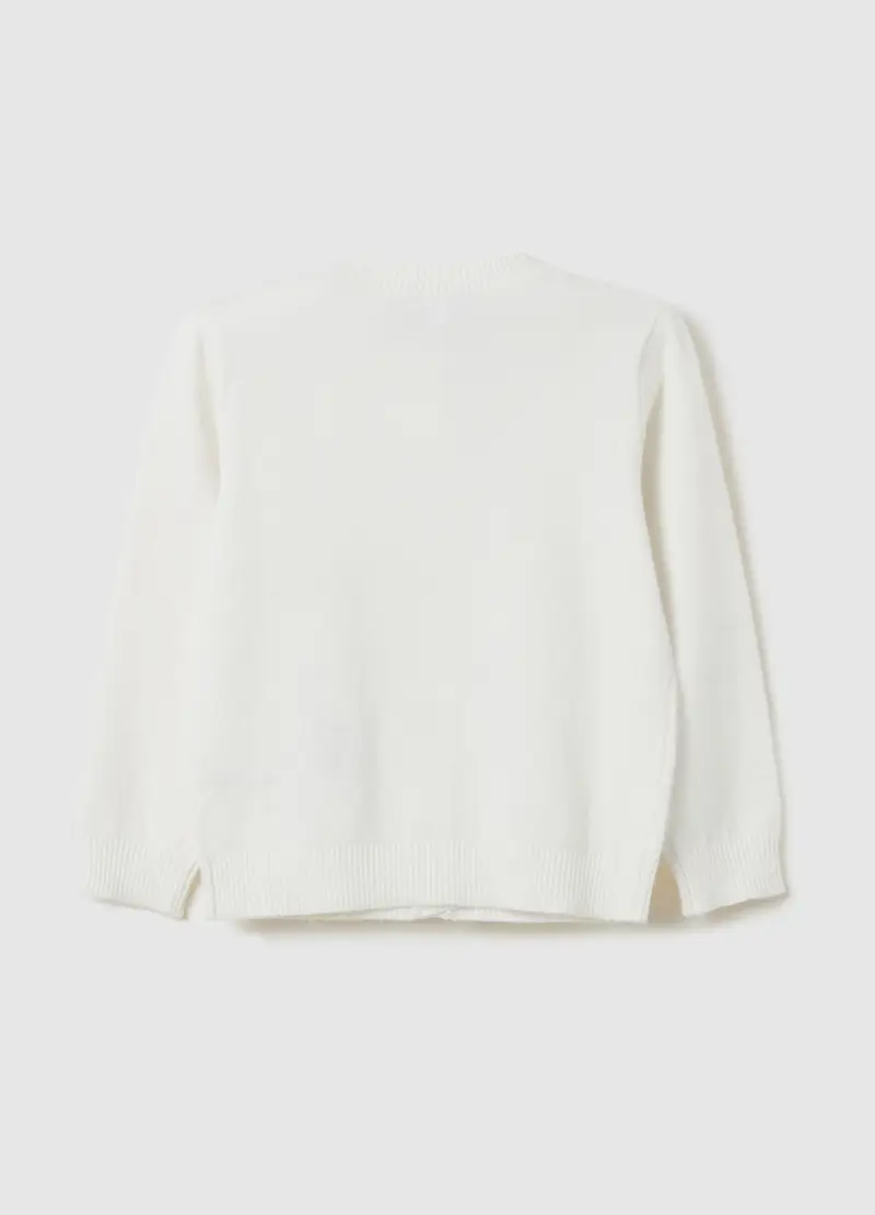 FAGOTTINO Cardigan Bambina Bianco 4152715 miniatura 2