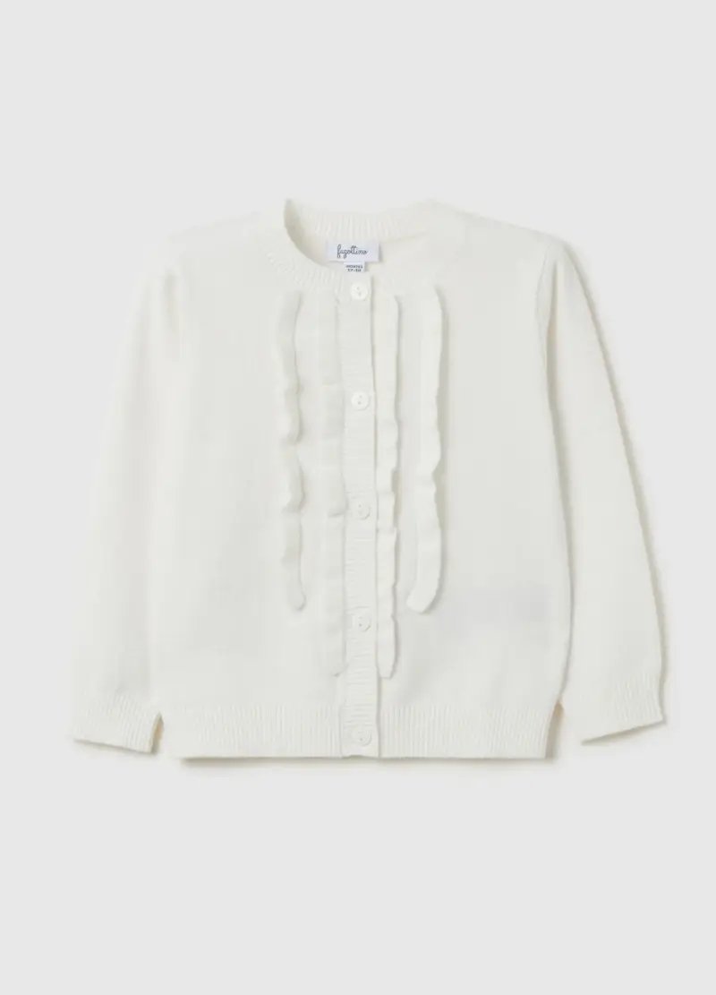FAGOTTINO Cardigan Bambina Bianco 4152715