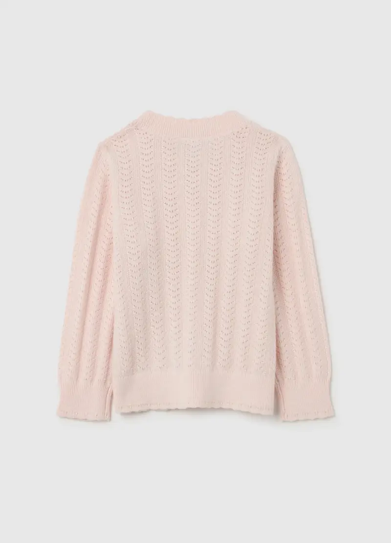 FAGOTTINO Cardigan Bambina Rosa 4152726 miniatura 2